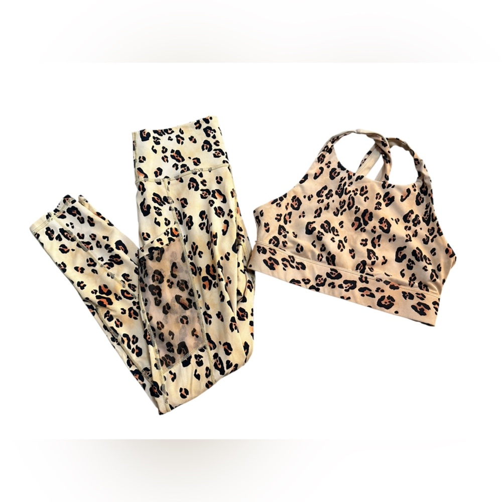 Fabletics, leopard print set, small/medium - Picture 7 of 13